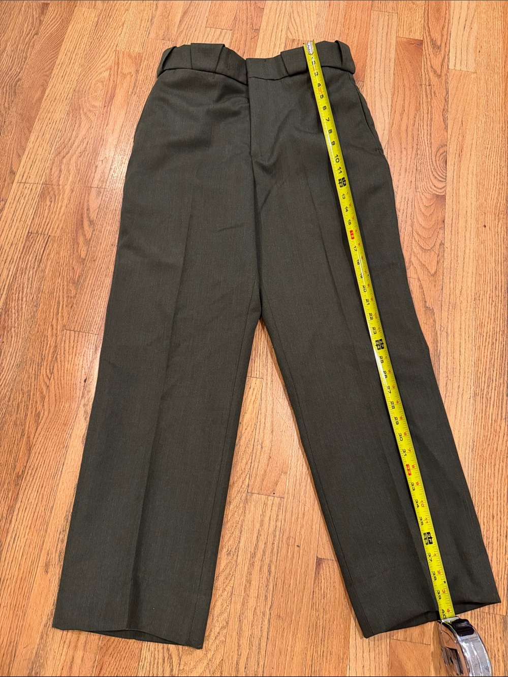 Elbeco Men's Dress Pants Dark Green LA County Sheriff Pants 34R Uniform - Picture 8 of 11